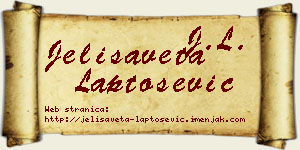Jelisaveta Laptošević vizit kartica